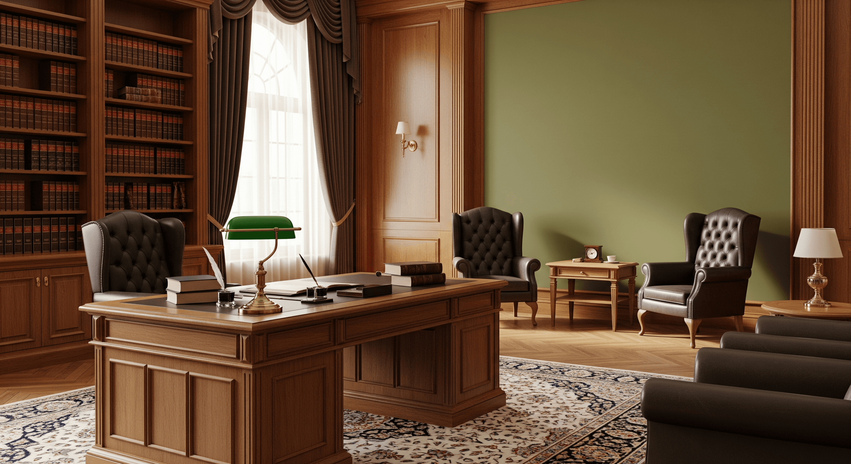 Barrister-style office 2
